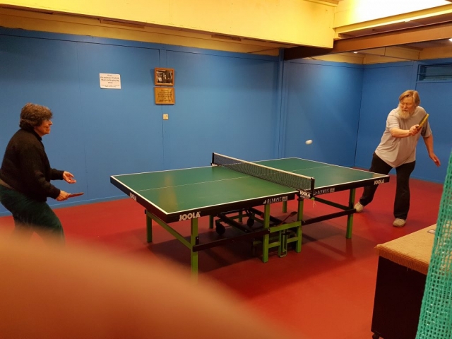 Herne Bay Table Tennis Club - Practice Session